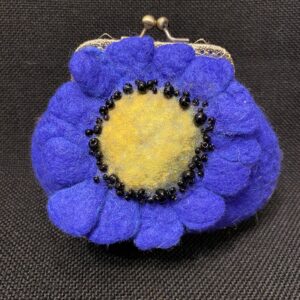Blue Flower purse